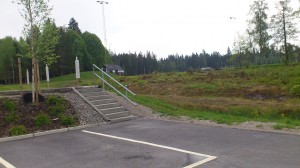 Träden har tagits bort...