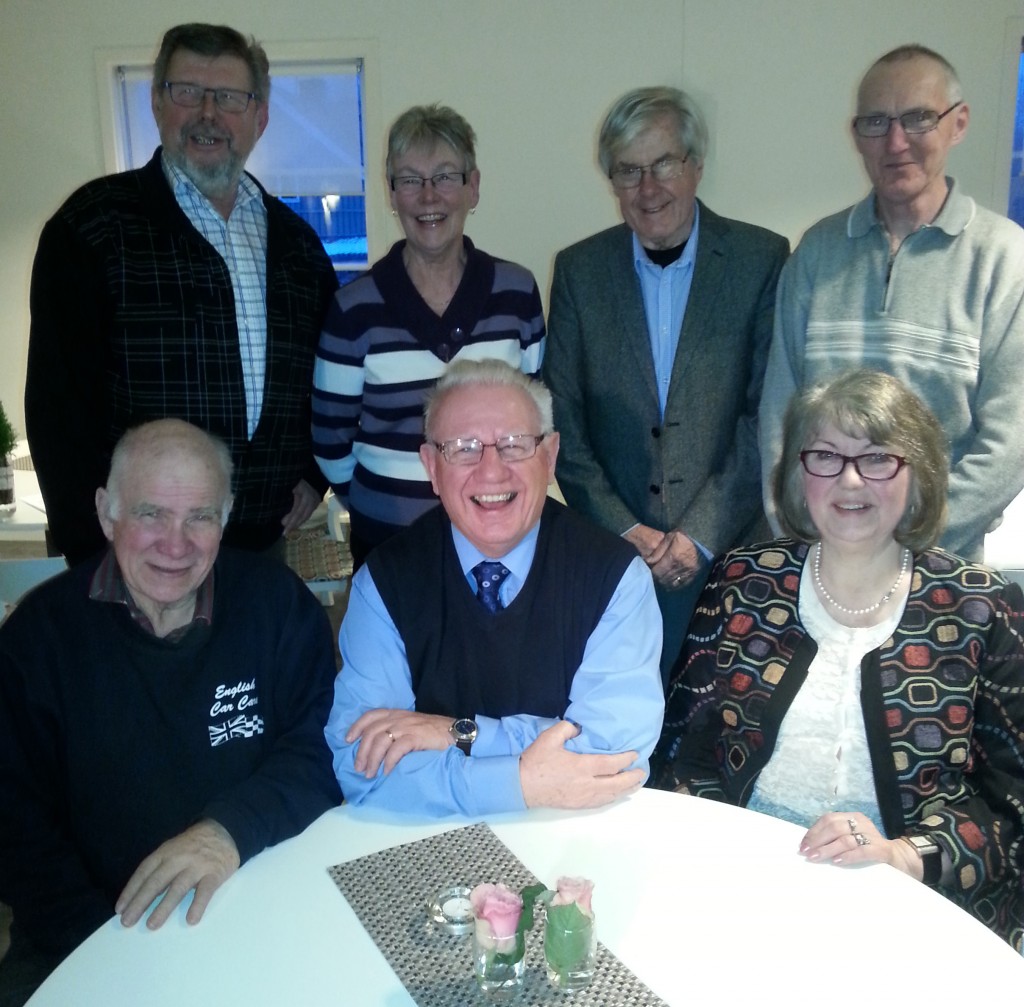 Styrelsen 2014, överst fr.v Eddy Persson, Birgitta Trygg, Jan Lund, Ingmar Pettersson och nederst fr.v Anders Nyström, Bengt Asp och Anita Lundh.