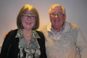 Årsmötets ledning, Anita Lund sekr och Alf Gustafsson ordf.