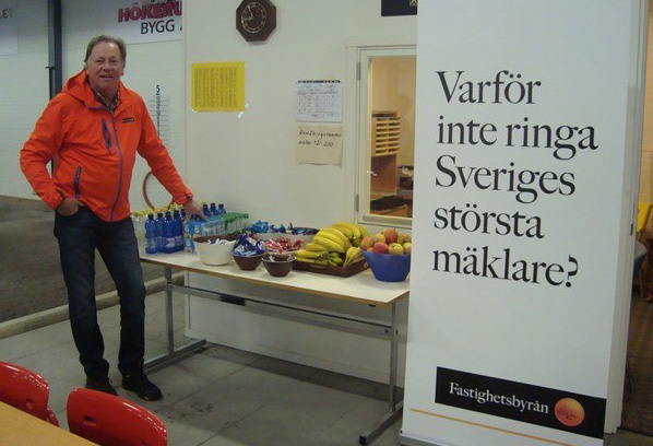 Arne Westman, Fastighetsbyrån, sponsor den 5 mars.