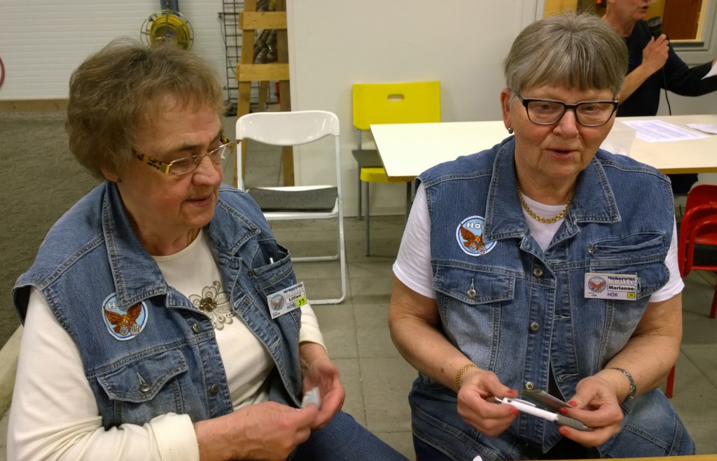 Lilian Johansson och Marianne Eliasson efter en väl genomförd tävling.