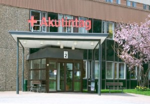 På lördag förmiddag blev det ett besök här på Akuten, Borås sjukhus.