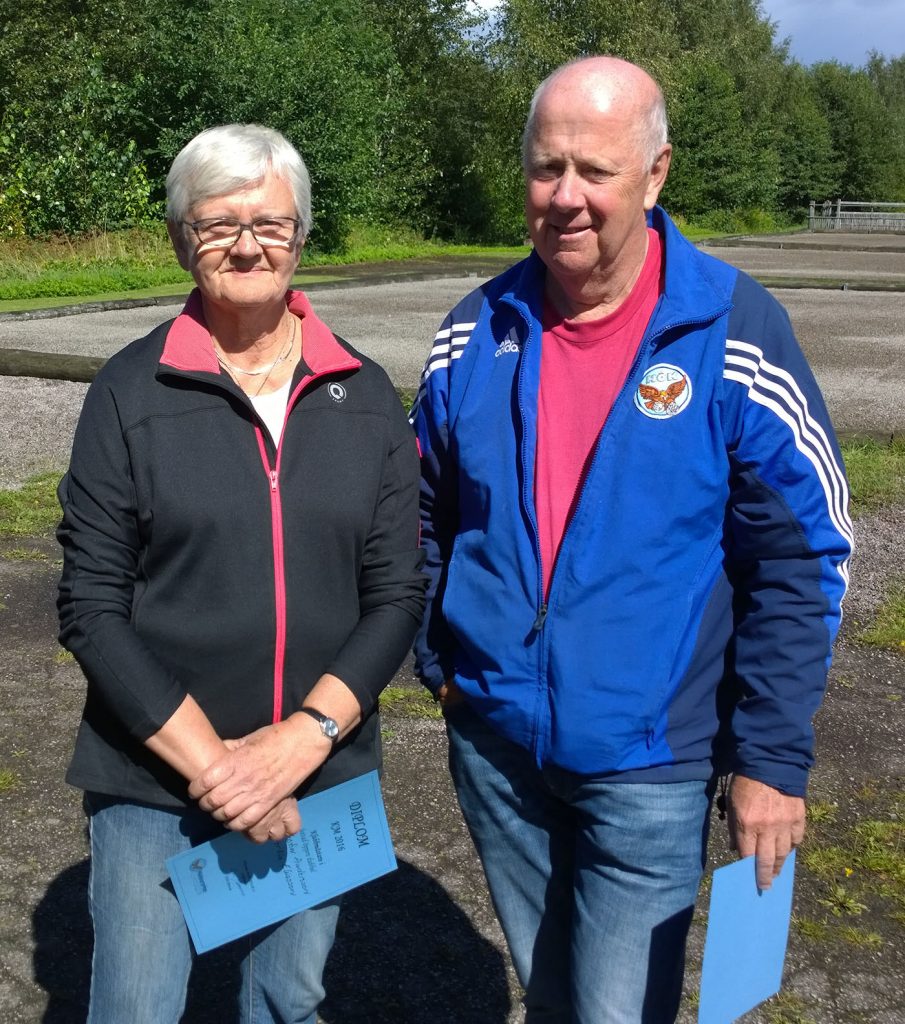 Årets klubbmästare, Kerstin Andersson och Per-Ola Eliasson.