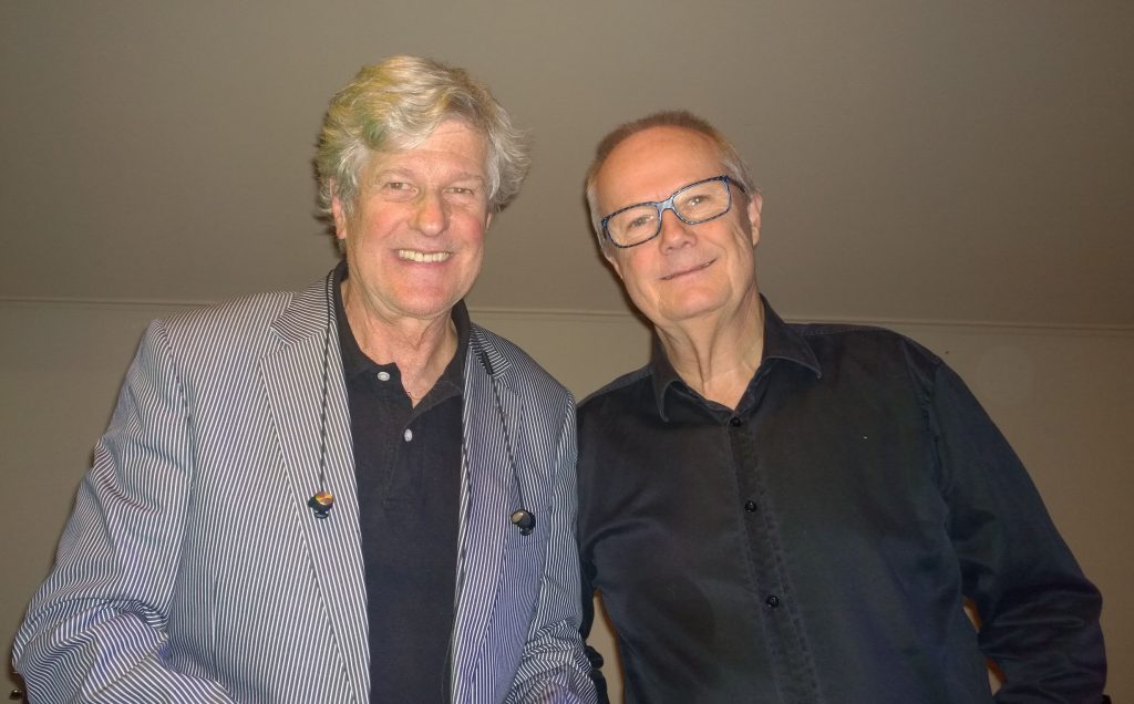 Thore Olofsson och Jerry Rudenwall stod för underhållningen.